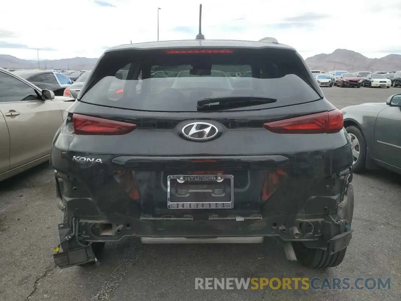 6 Photograph of a damaged car KM8K22AA4MU661224 HYUNDAI KONA 2021