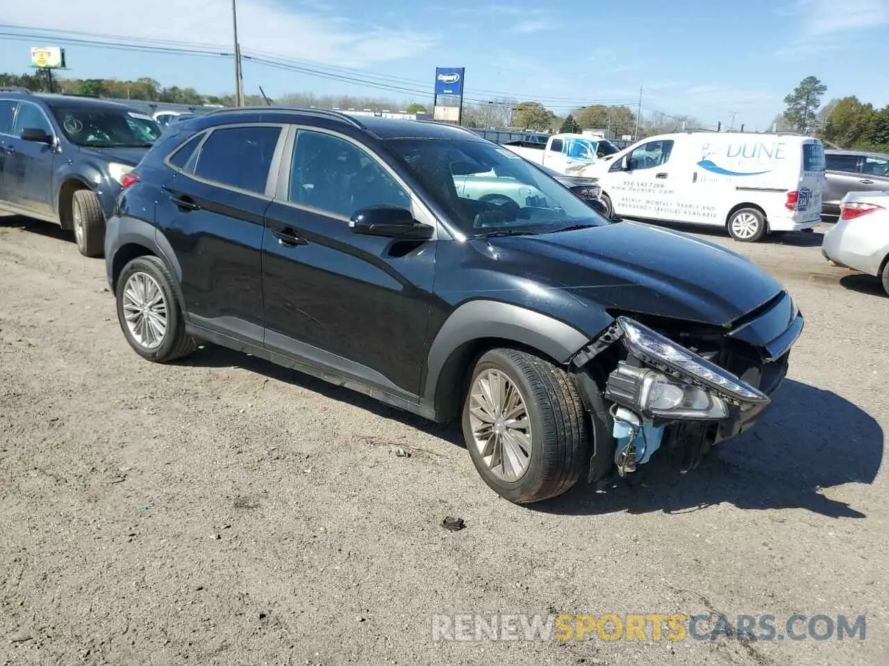 4 Photograph of a damaged car KM8K22AA4MU674510 HYUNDAI KONA 2021