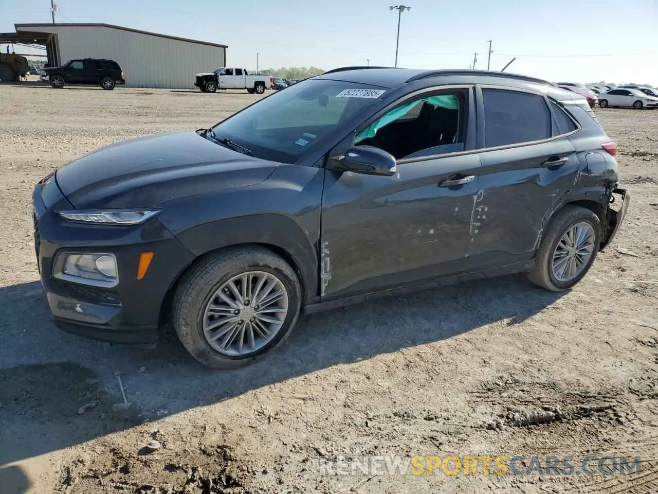 1 Photograph of a damaged car KM8K22AA4MU707313 HYUNDAI KONA 2021