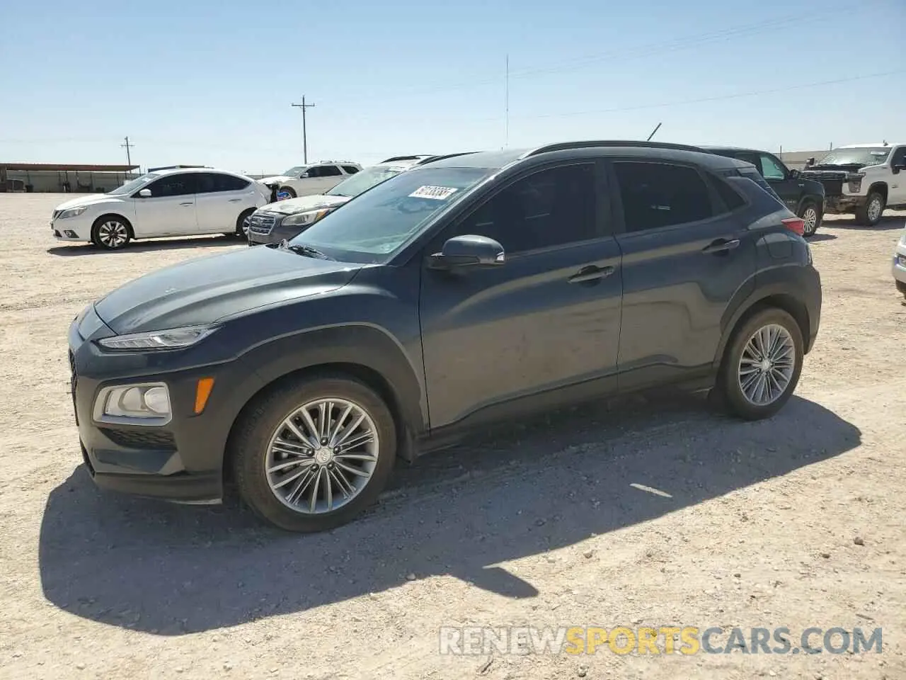 1 Photograph of a damaged car KM8K22AA5MU612856 HYUNDAI KONA 2021