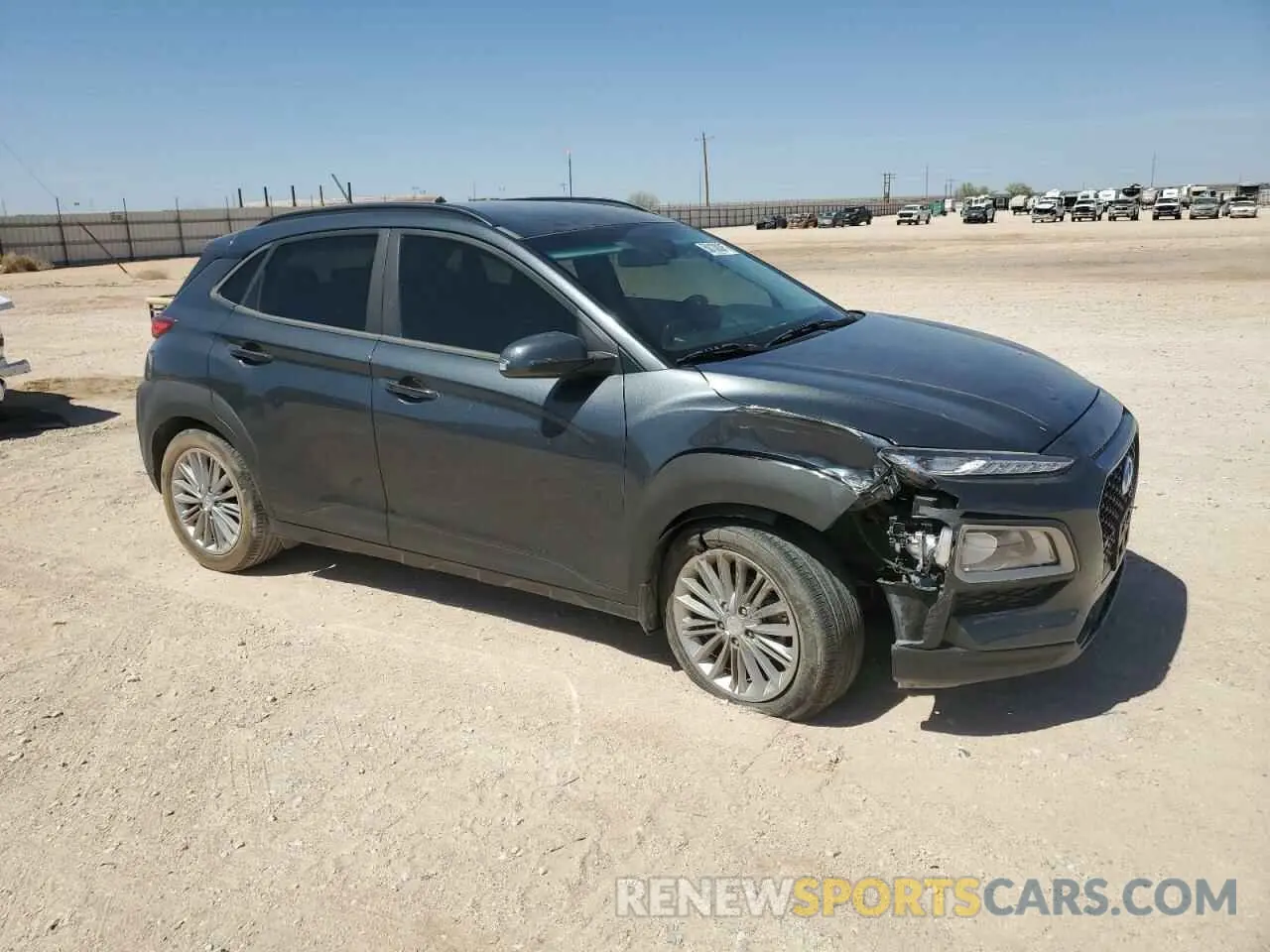 4 Photograph of a damaged car KM8K22AA5MU612856 HYUNDAI KONA 2021