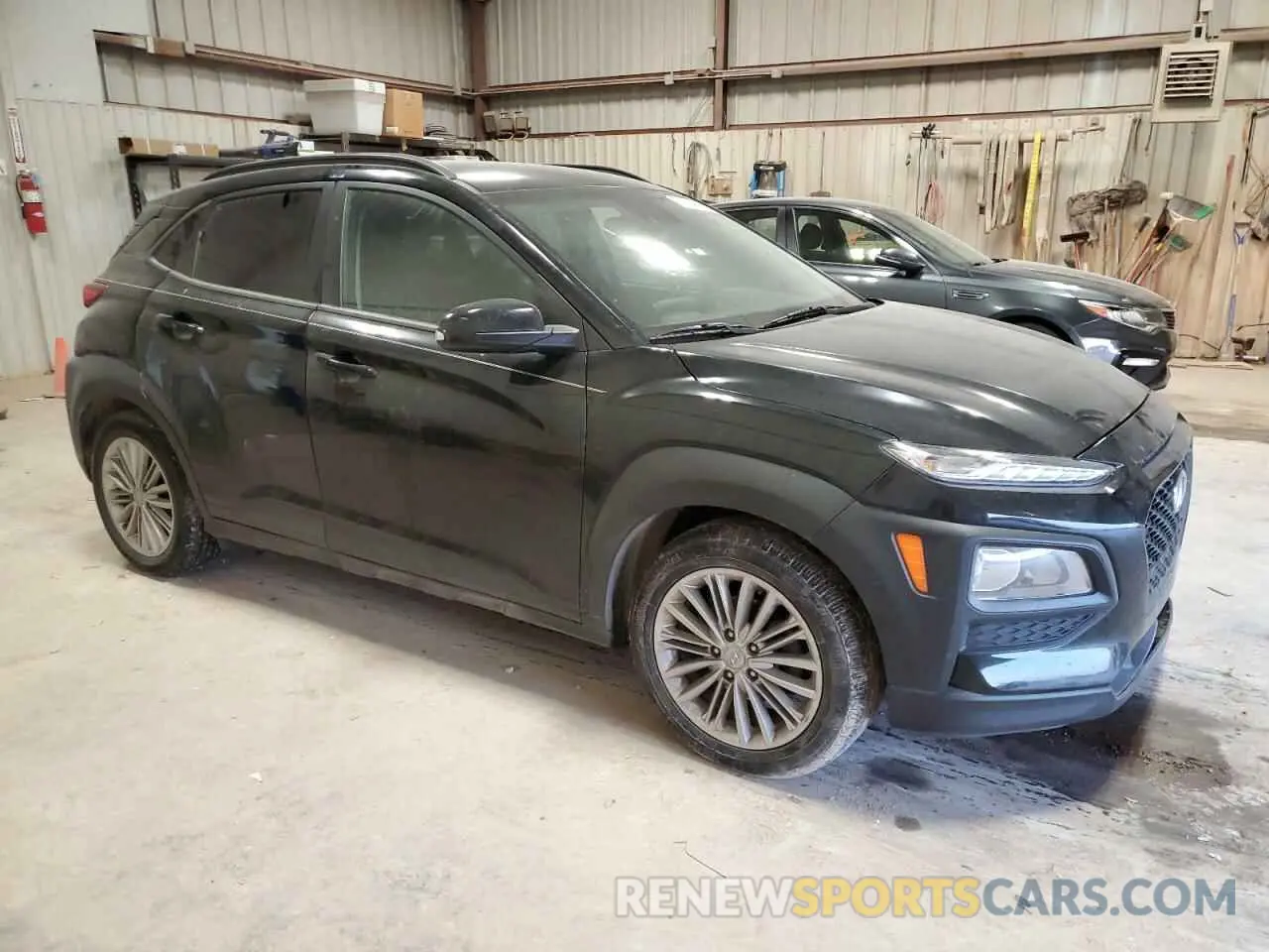 4 Photograph of a damaged car KM8K22AA5MU686407 HYUNDAI KONA 2021