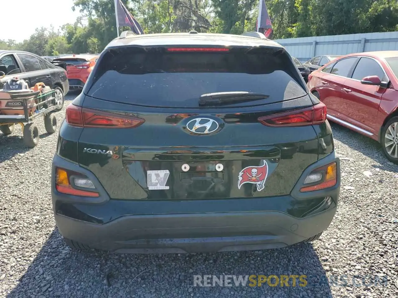 6 Photograph of a damaged car KM8K22AA6MU599177 HYUNDAI KONA 2021