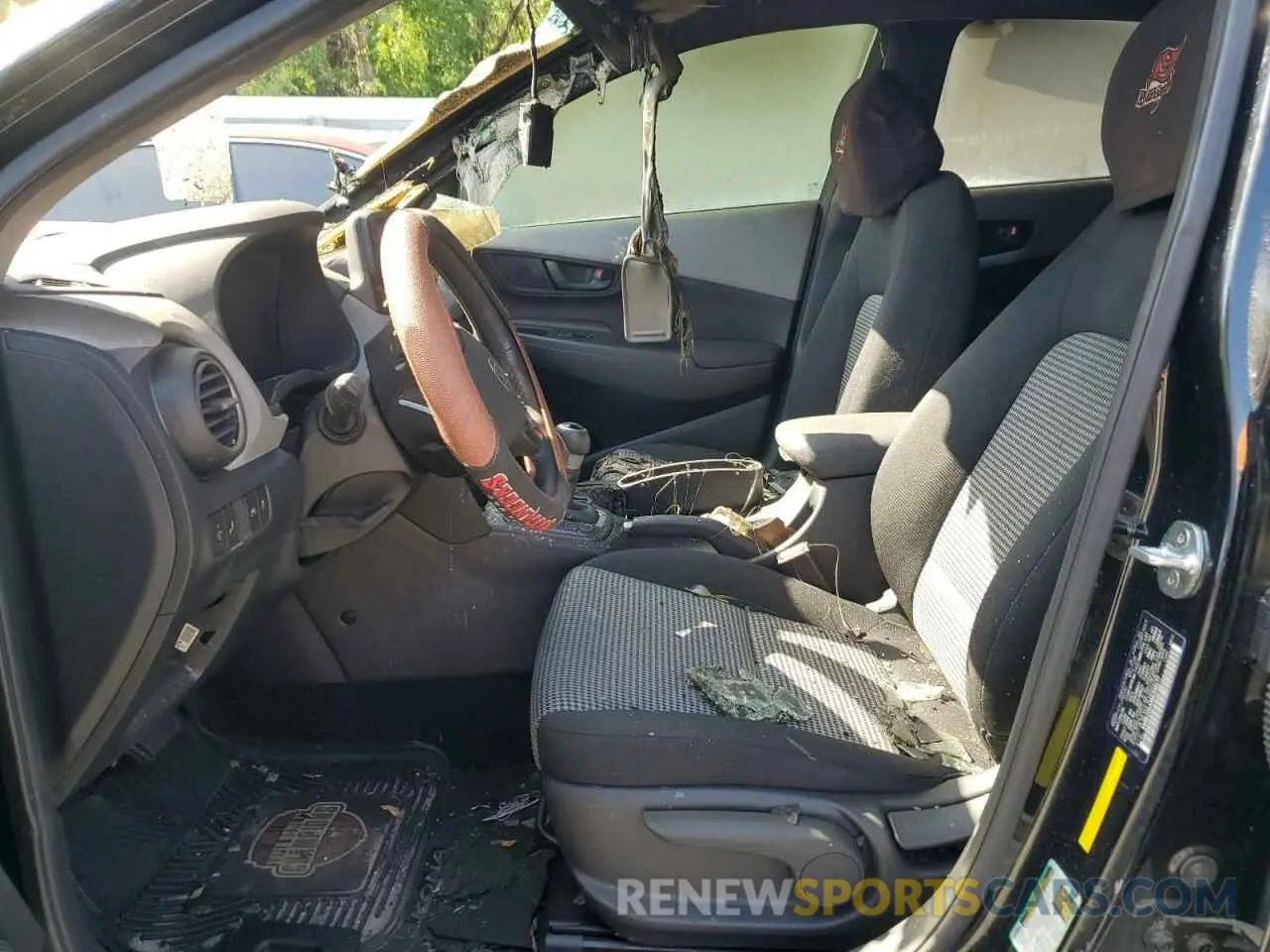 7 Photograph of a damaged car KM8K22AA6MU599177 HYUNDAI KONA 2021
