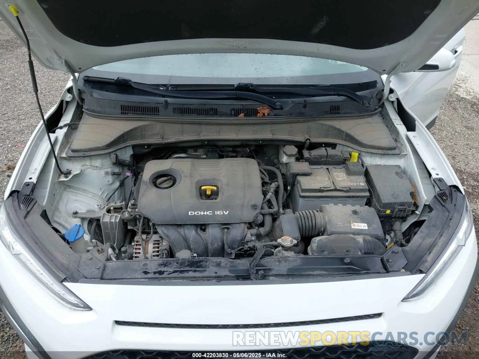10 Photograph of a damaged car KM8K22AA6MU600814 HYUNDAI KONA 2021