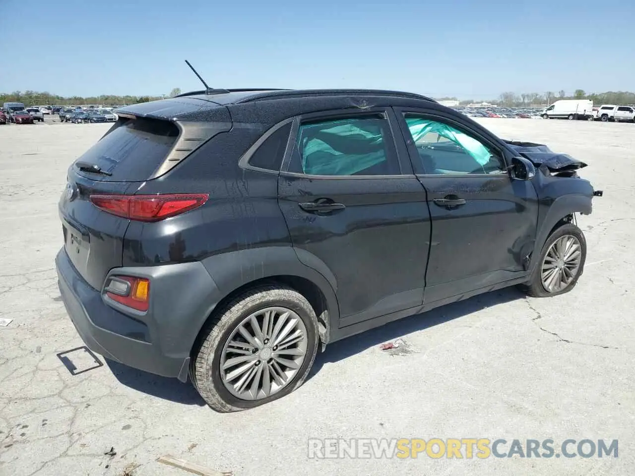 3 Photograph of a damaged car KM8K22AA7MU602863 HYUNDAI KONA 2021