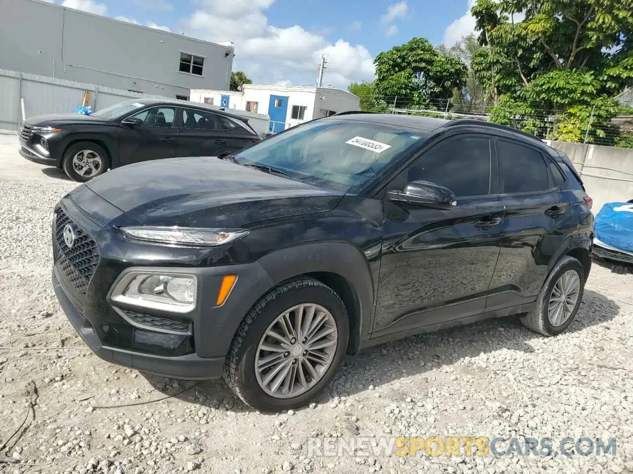 1 Photograph of a damaged car KM8K22AA7MU629528 HYUNDAI KONA 2021
