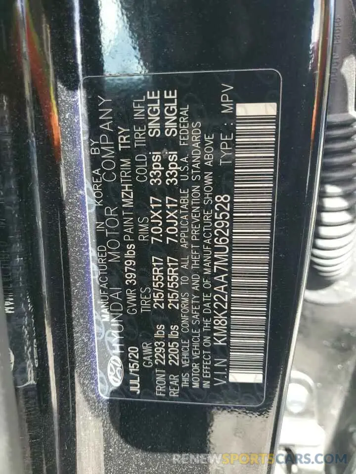 14 Photograph of a damaged car KM8K22AA7MU629528 HYUNDAI KONA 2021