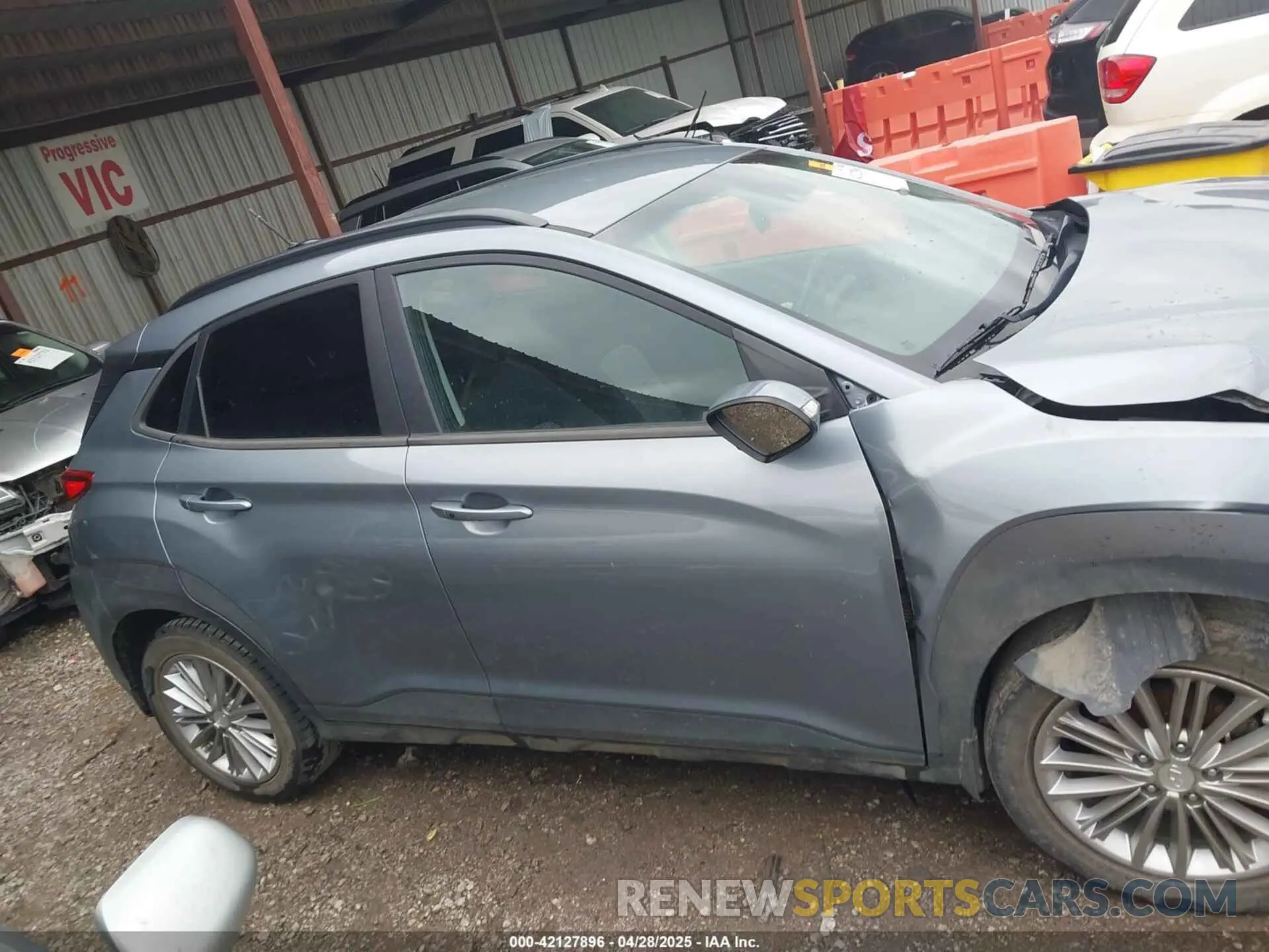 14 Photograph of a damaged car KM8K22AA7MU639489 HYUNDAI KONA 2021
