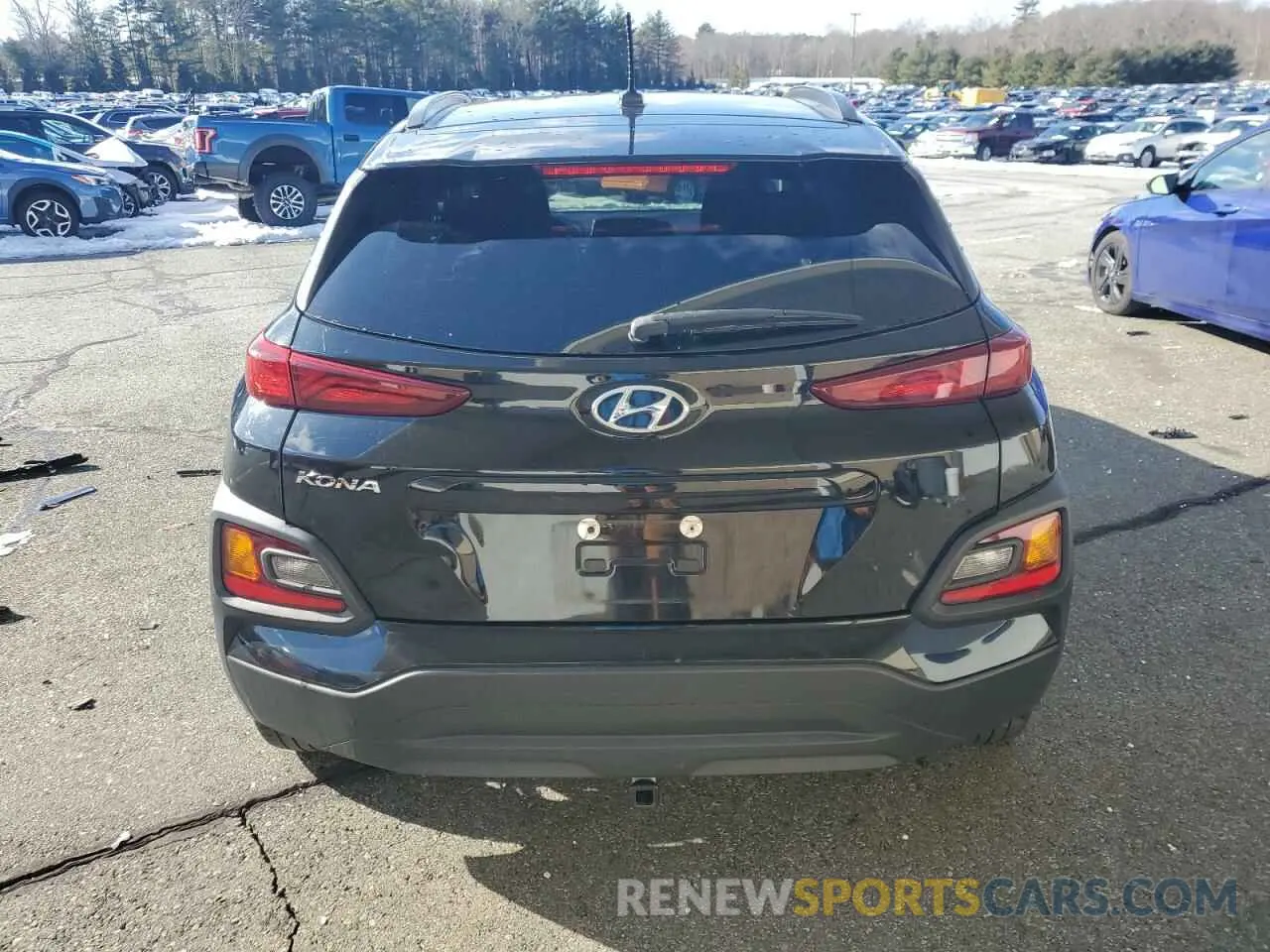 6 Photograph of a damaged car KM8K22AA7MU703272 HYUNDAI KONA 2021