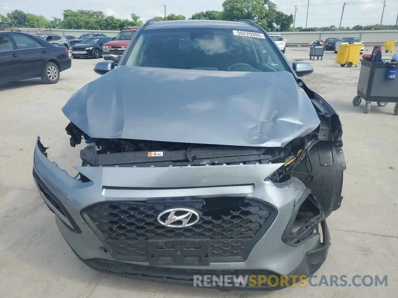 5 Photograph of a damaged car KM8K22AA8MU638416 HYUNDAI KONA 2021