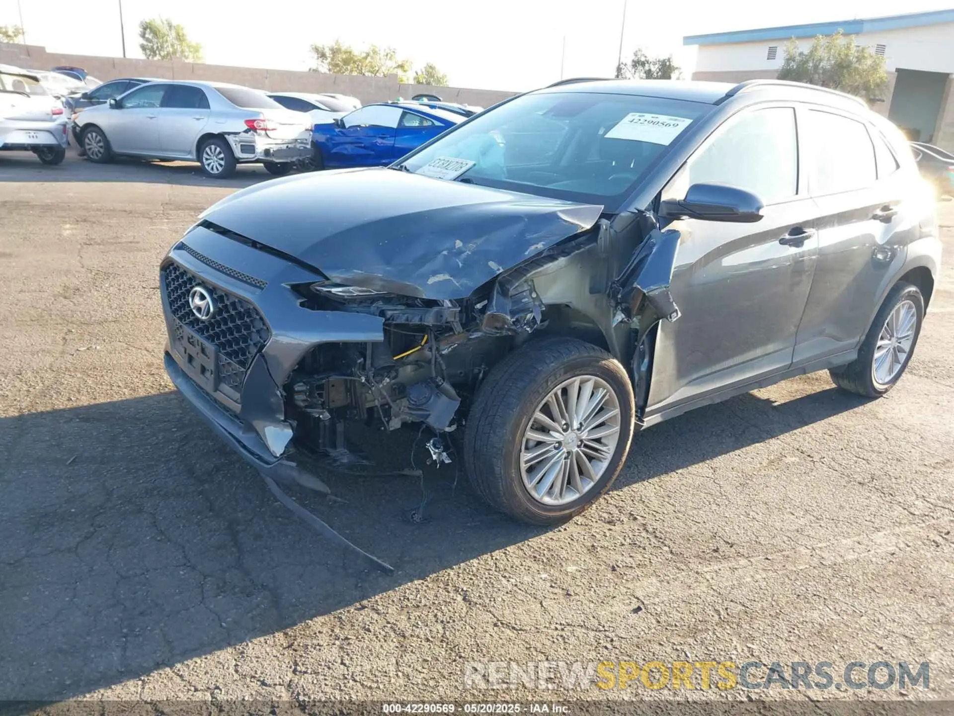 6 Photograph of a damaged car KM8K22AA8MU709713 HYUNDAI KONA 2021