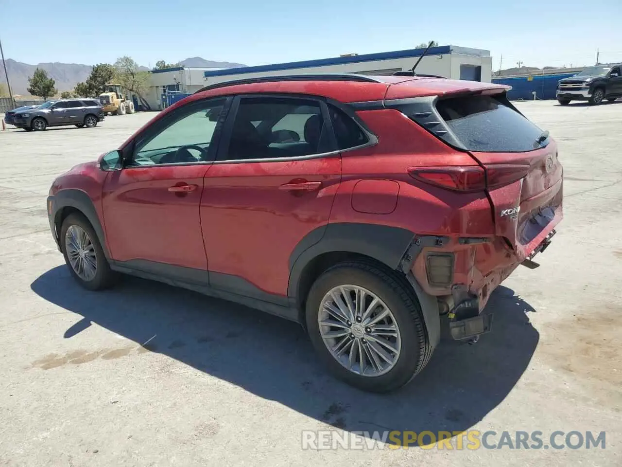 2 Photograph of a damaged car KM8K22AA9MU747662 HYUNDAI KONA 2021