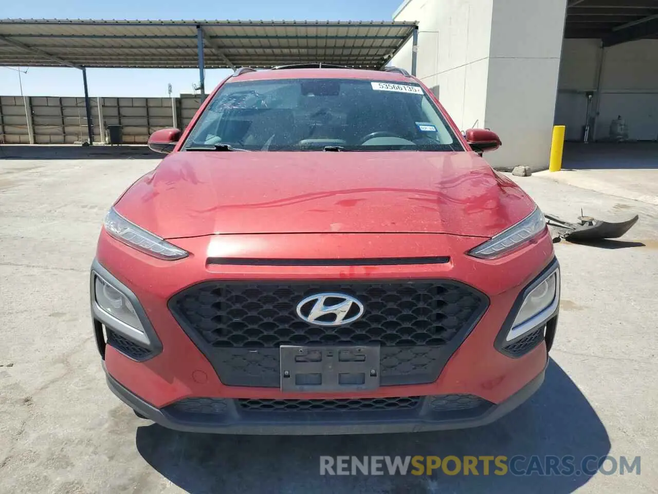 5 Photograph of a damaged car KM8K22AA9MU747662 HYUNDAI KONA 2021