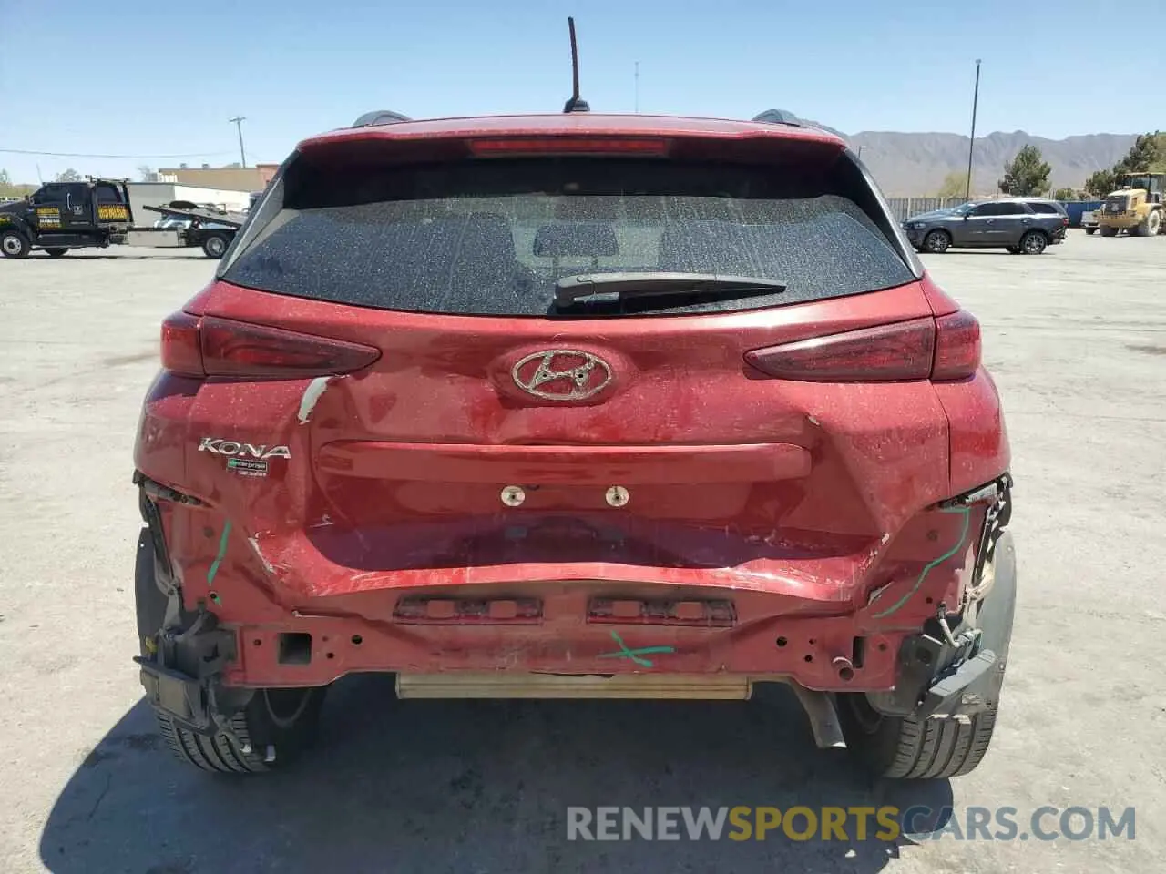 6 Photograph of a damaged car KM8K22AA9MU747662 HYUNDAI KONA 2021