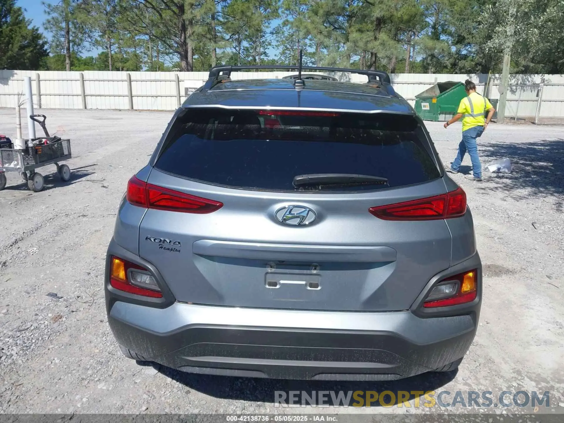 15 Photograph of a damaged car KM8K22AAXMU603697 HYUNDAI KONA 2021