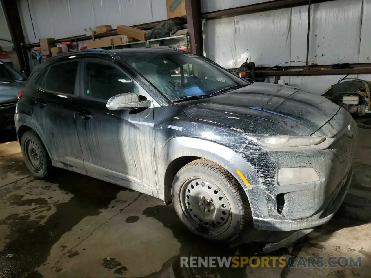 4 Photograph of a damaged car KM8K23AG2MU106072 HYUNDAI KONA 2021