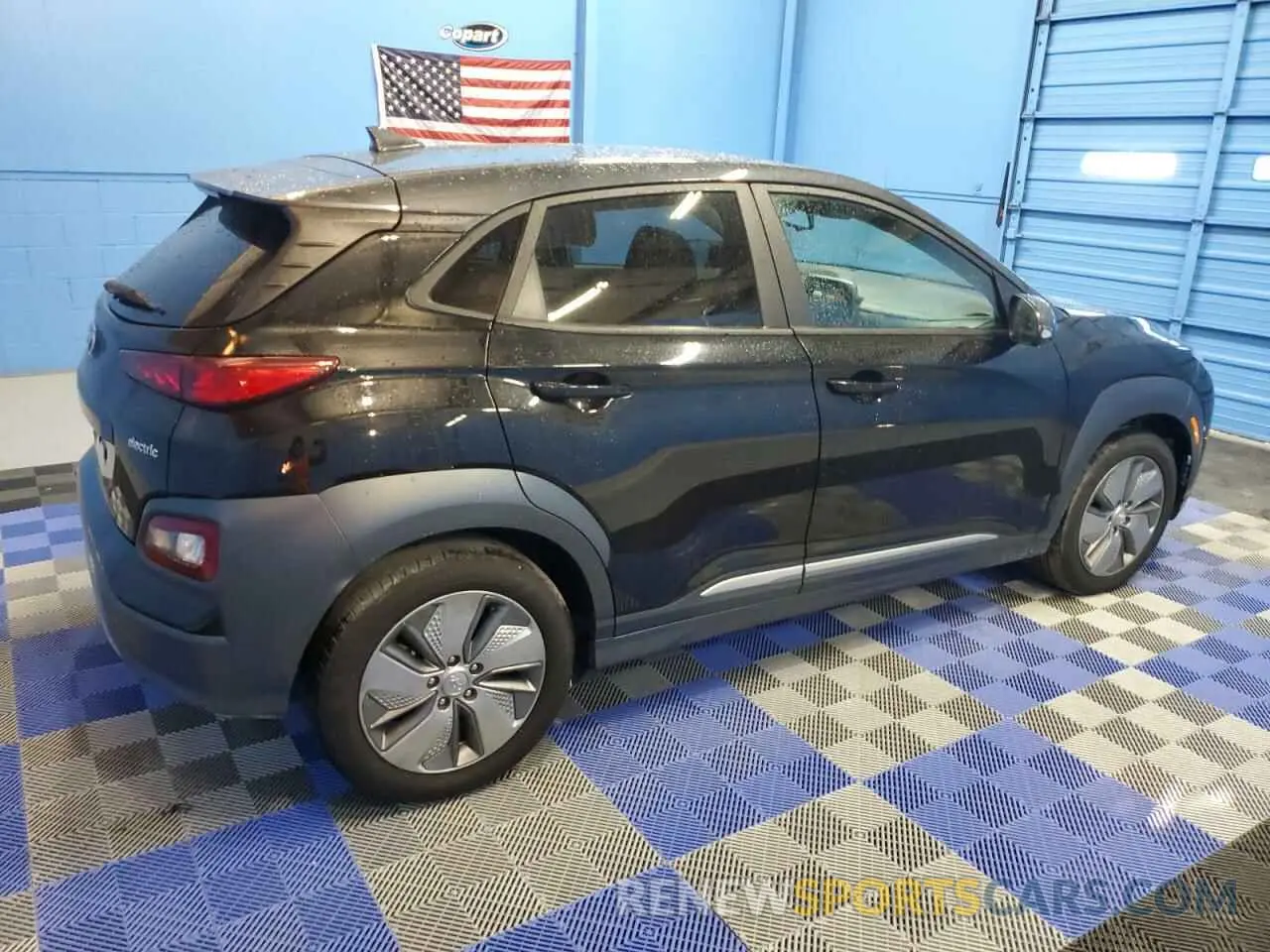 3 Photograph of a damaged car KM8K23AG2MU132350 HYUNDAI KONA 2021