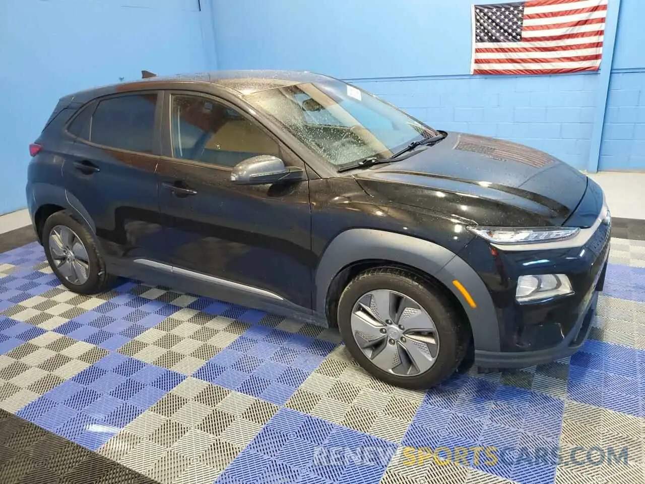 4 Photograph of a damaged car KM8K23AG2MU132350 HYUNDAI KONA 2021