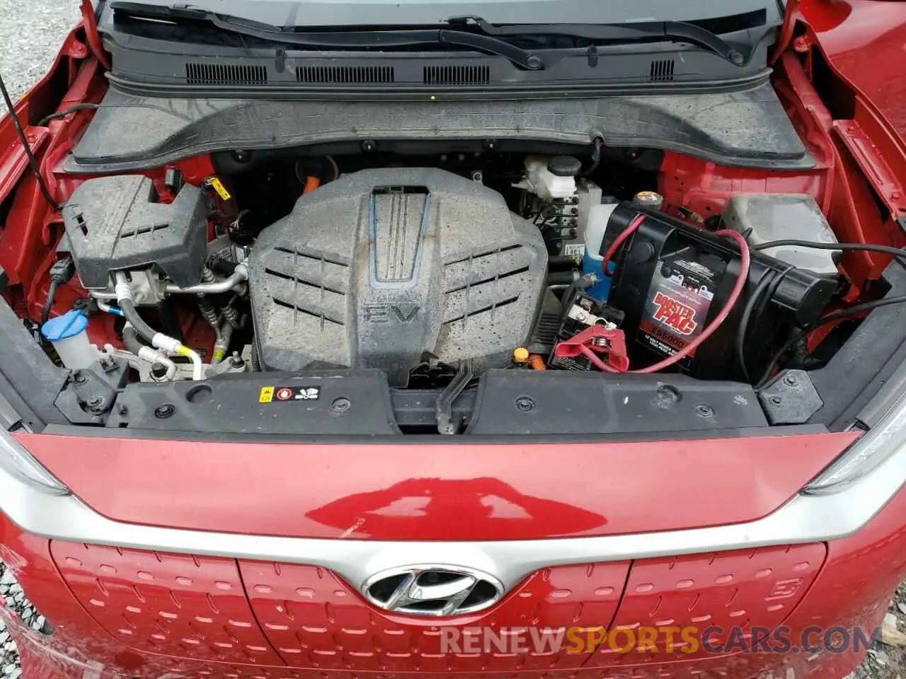 12 Photograph of a damaged car KM8K23AG4MU112990 HYUNDAI KONA 2021
