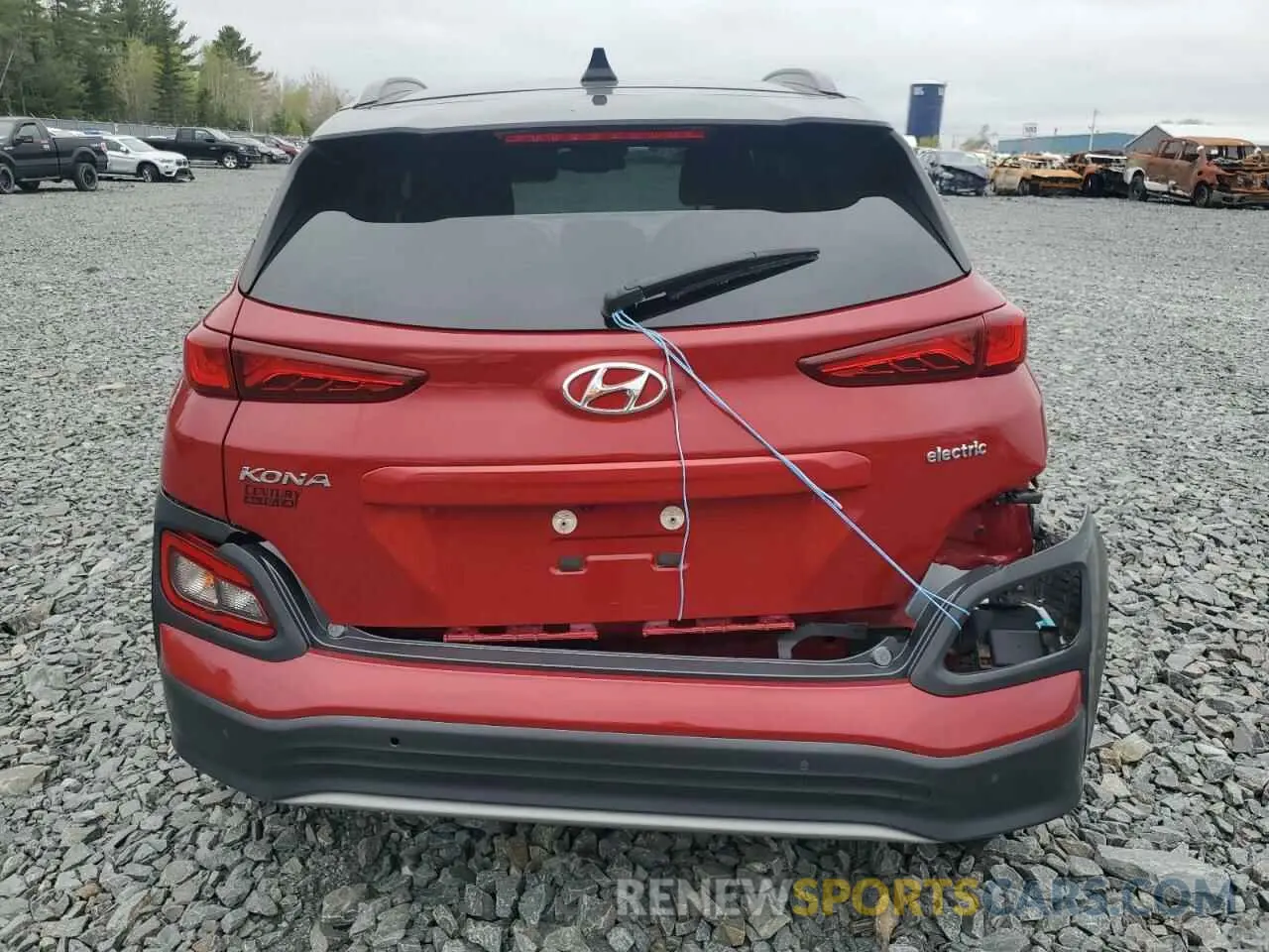6 Photograph of a damaged car KM8K23AG4MU112990 HYUNDAI KONA 2021