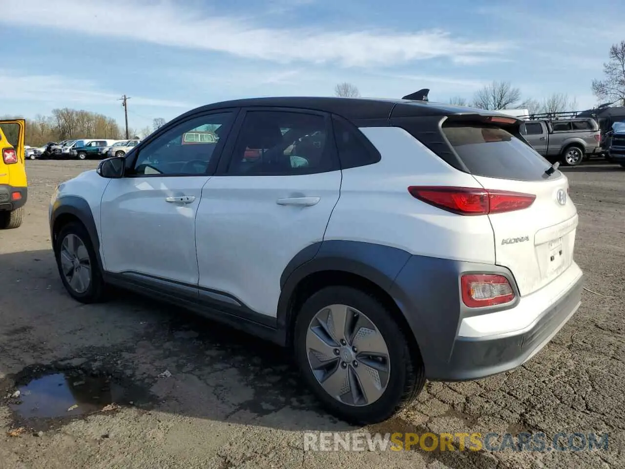 2 Photograph of a damaged car KM8K23AG5MU128826 HYUNDAI KONA 2021