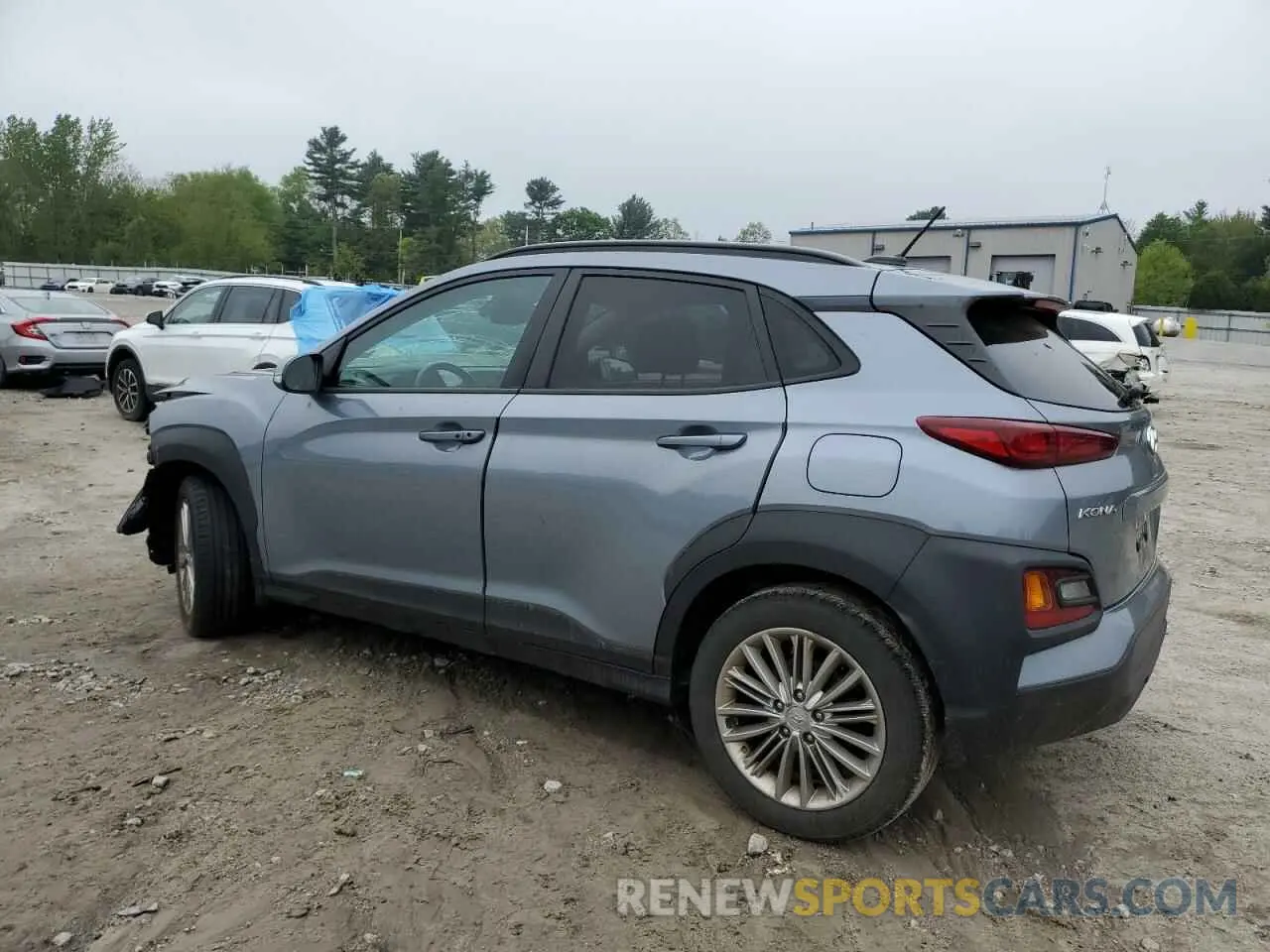 2 Photograph of a damaged car KM8K2CAA0MU655085 HYUNDAI KONA 2021