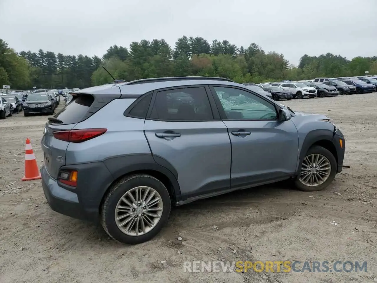 3 Photograph of a damaged car KM8K2CAA0MU655085 HYUNDAI KONA 2021