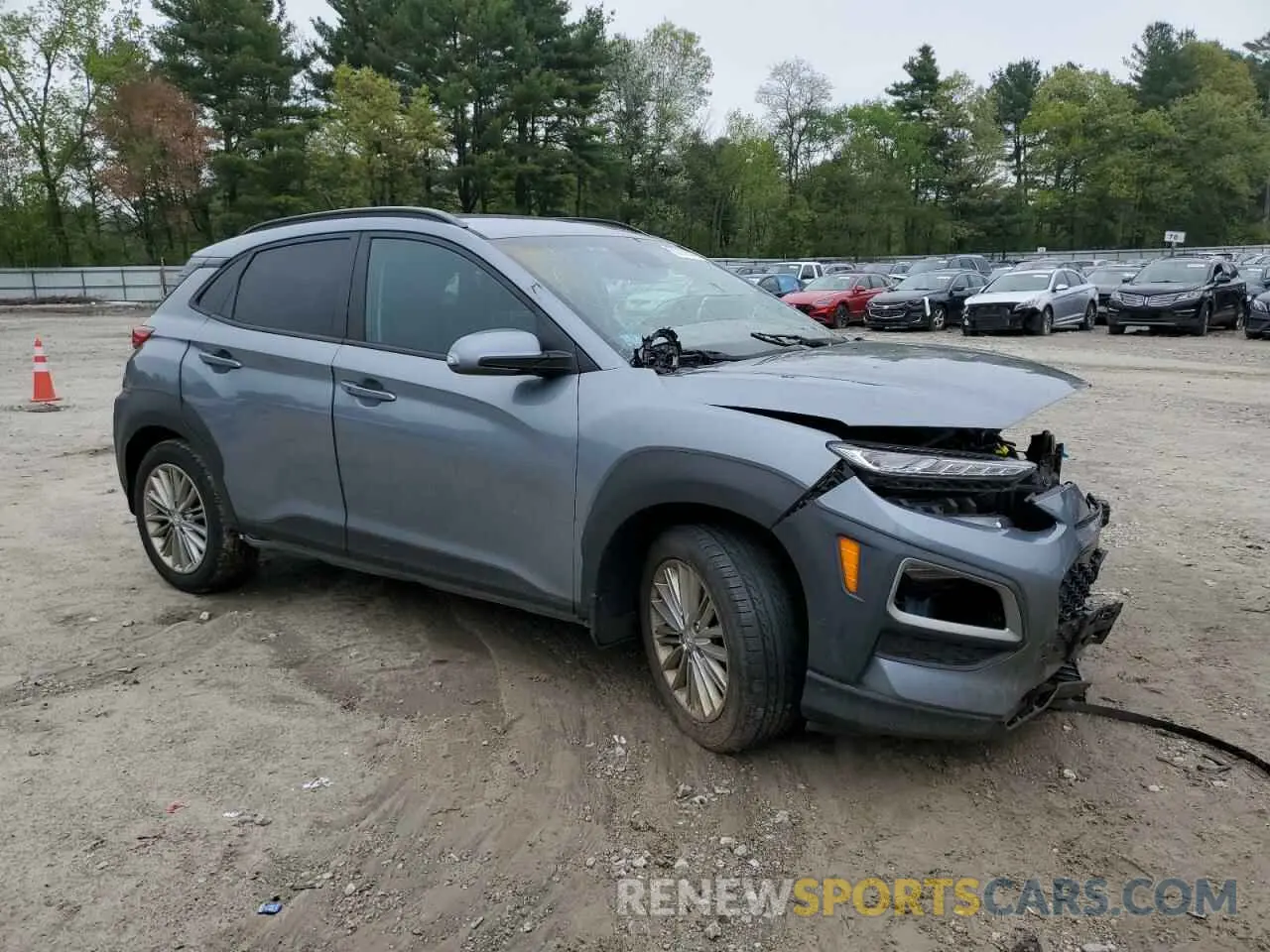 4 Photograph of a damaged car KM8K2CAA0MU655085 HYUNDAI KONA 2021