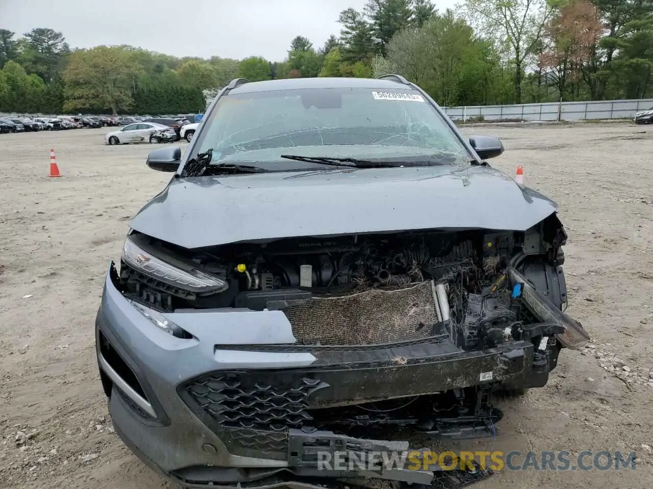 5 Photograph of a damaged car KM8K2CAA0MU655085 HYUNDAI KONA 2021