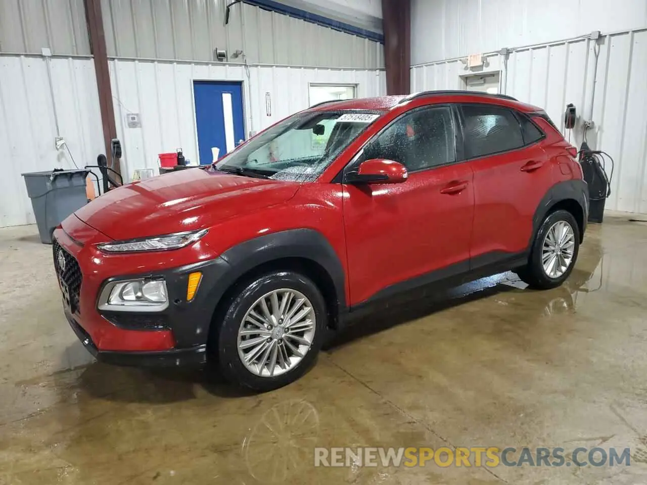 1 Photograph of a damaged car KM8K2CAA2MU658828 HYUNDAI KONA 2021