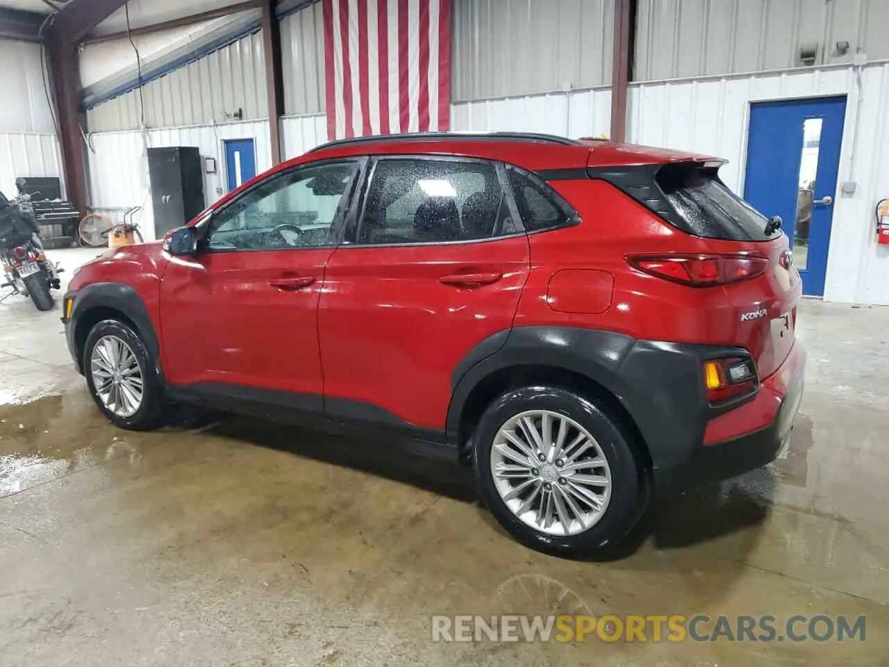 2 Photograph of a damaged car KM8K2CAA2MU658828 HYUNDAI KONA 2021