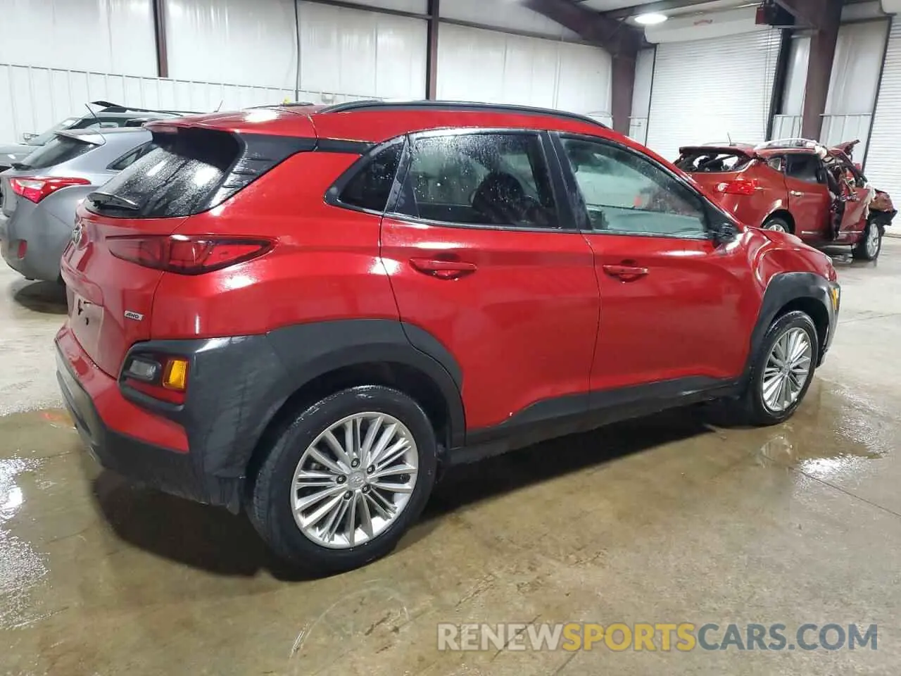 3 Photograph of a damaged car KM8K2CAA2MU658828 HYUNDAI KONA 2021