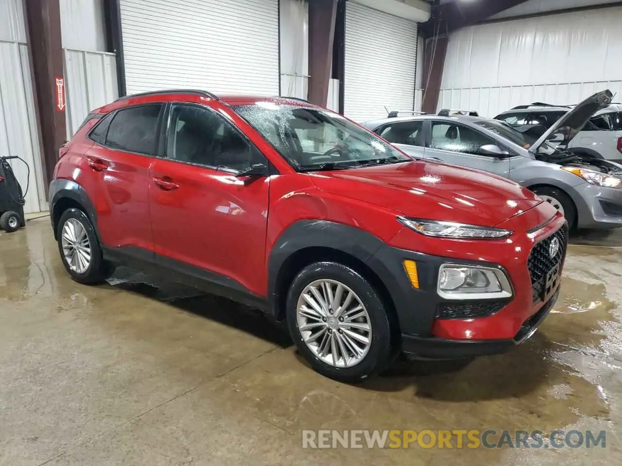 4 Photograph of a damaged car KM8K2CAA2MU658828 HYUNDAI KONA 2021