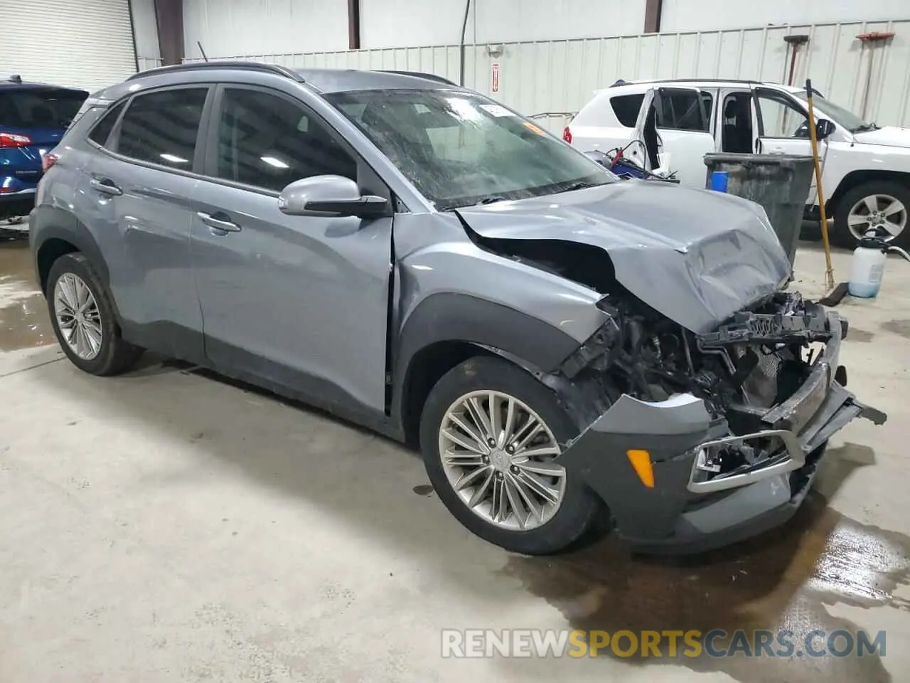 4 Photograph of a damaged car KM8K2CAA2MU708630 HYUNDAI KONA 2021