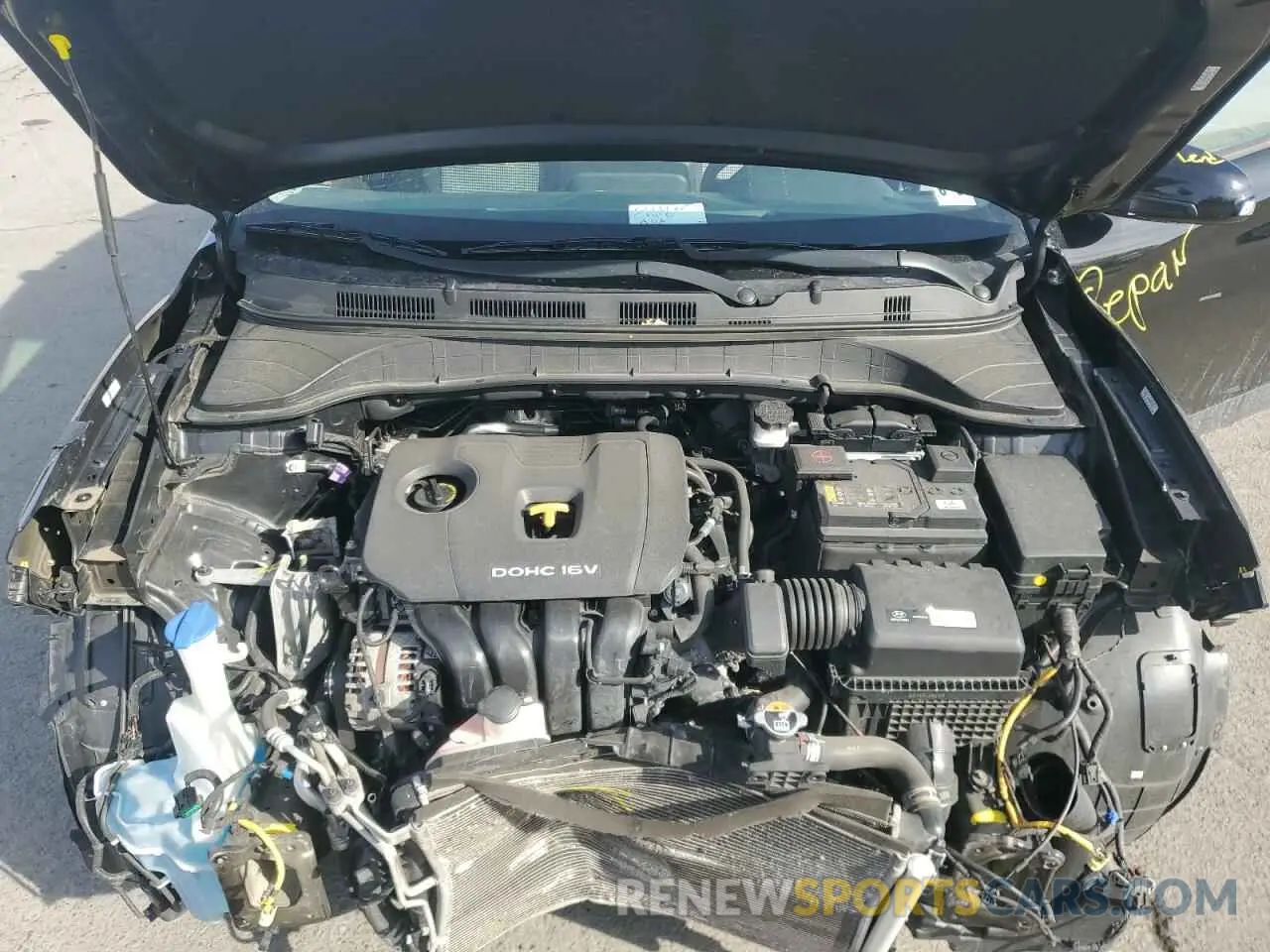 11 Photograph of a damaged car KM8K2CAA3MU717563 HYUNDAI KONA 2021
