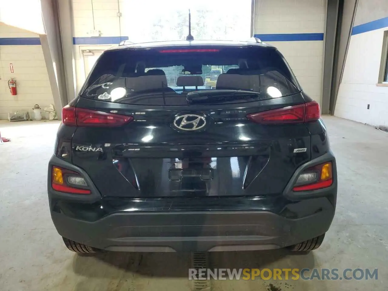 6 Photograph of a damaged car KM8K2CAA3MU739742 HYUNDAI KONA 2021