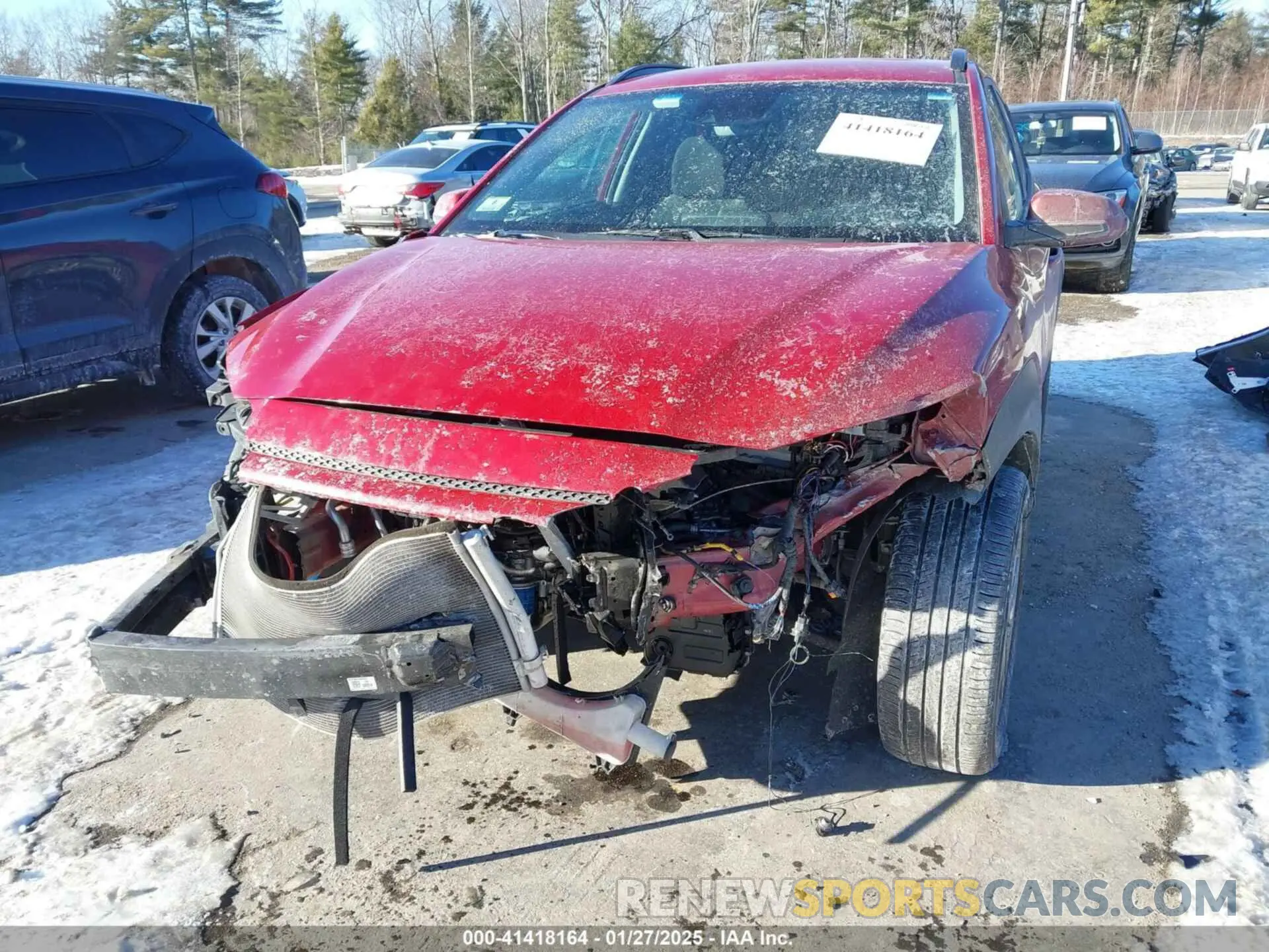 6 Photograph of a damaged car KM8K2CAA4MU673105 HYUNDAI KONA 2021