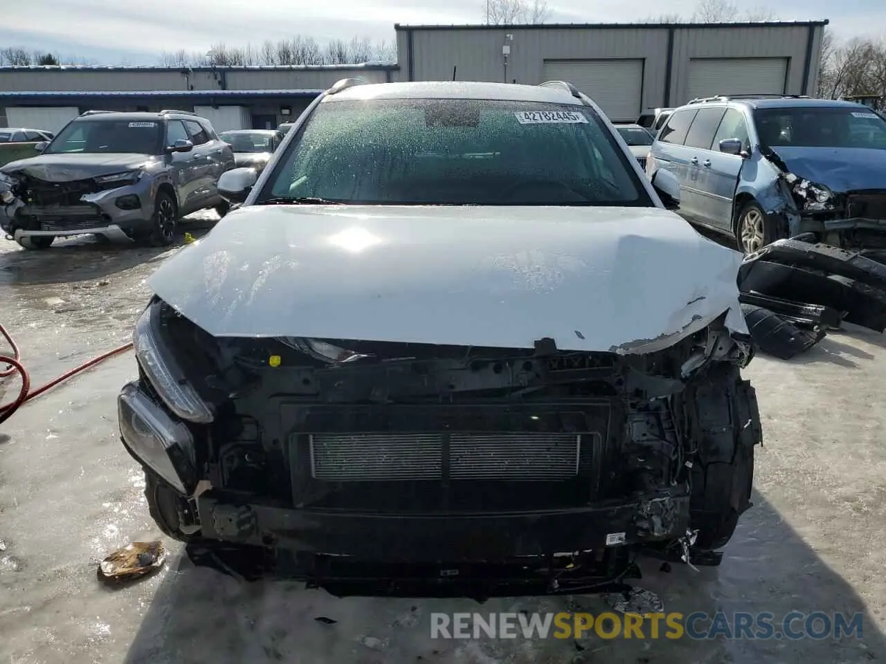 5 Photograph of a damaged car KM8K2CAA6MU602858 HYUNDAI KONA 2021