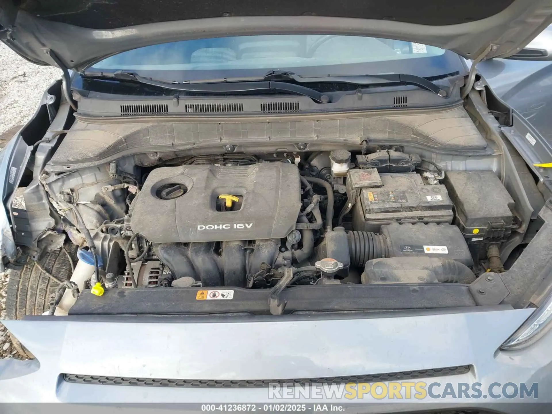 10 Photograph of a damaged car KM8K2CAA6MU690360 HYUNDAI KONA 2021