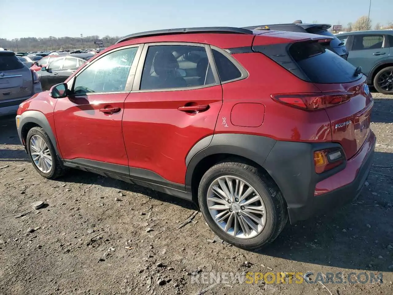 2 Photograph of a damaged car KM8K2CAA7MU649753 HYUNDAI KONA 2021