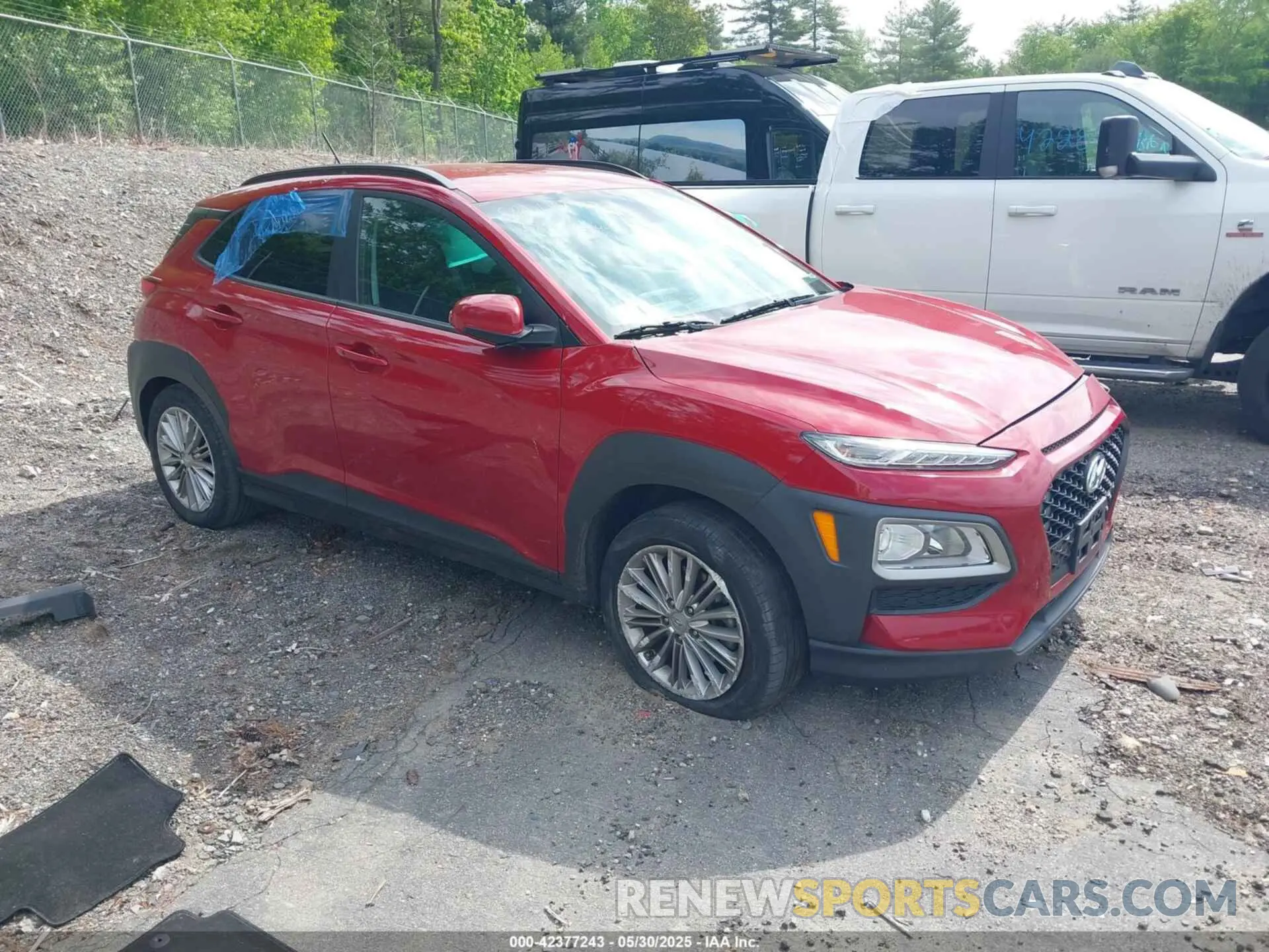 1 Photograph of a damaged car KM8K2CAA7MU658825 HYUNDAI KONA 2021