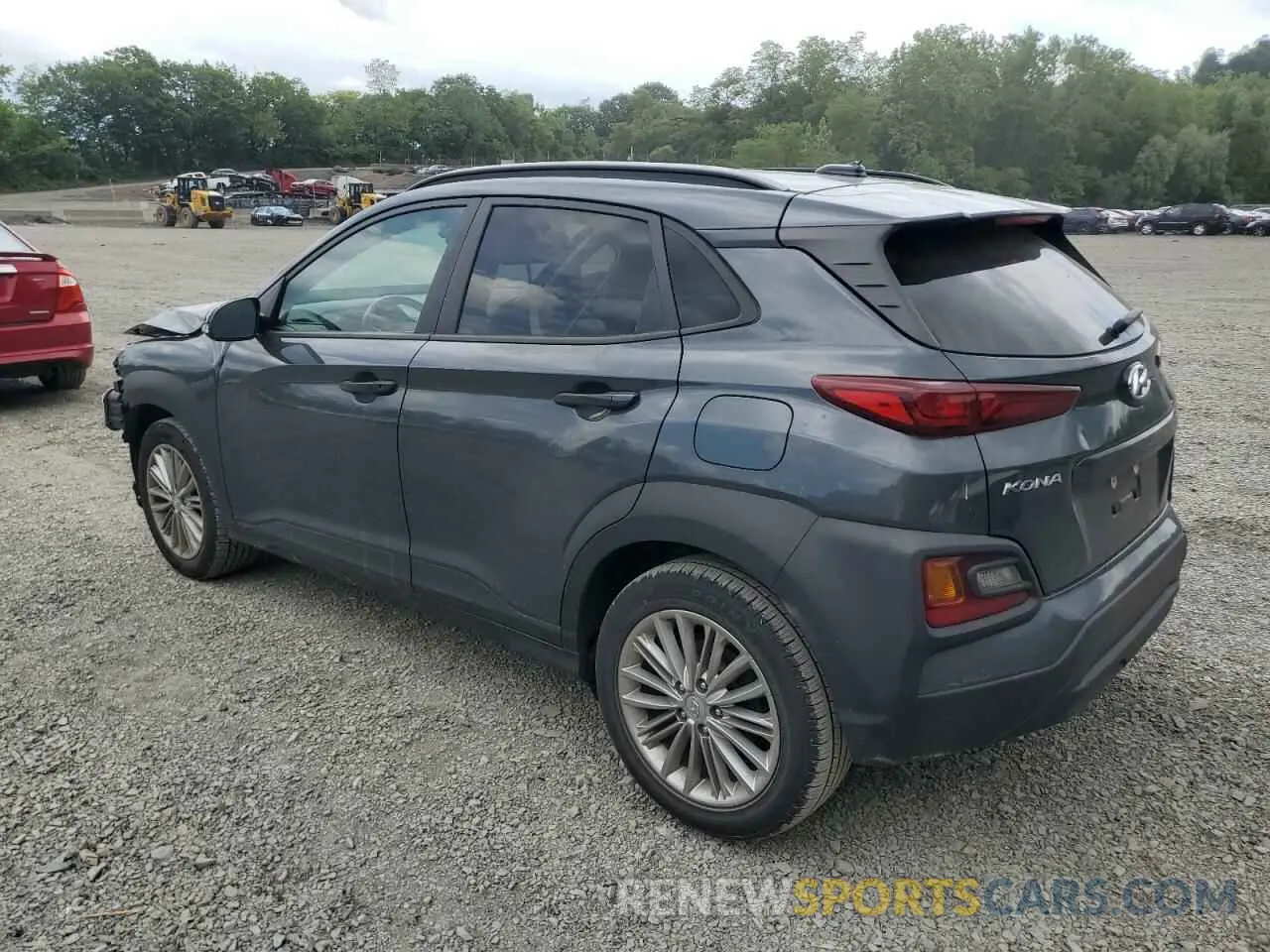 2 Photograph of a damaged car KM8K2CAA7MU687130 HYUNDAI KONA 2021