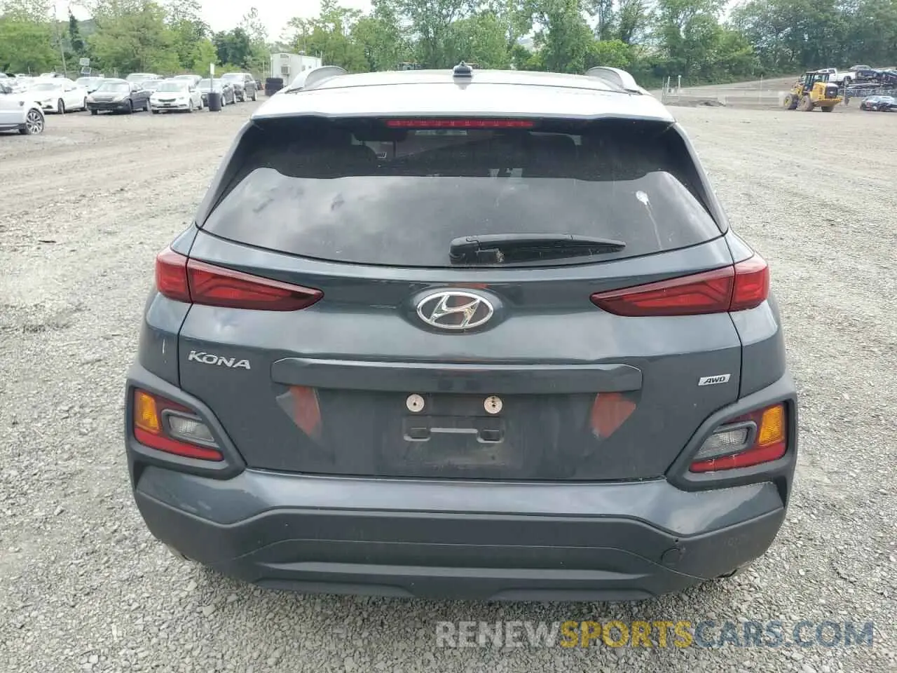 6 Photograph of a damaged car KM8K2CAA7MU687130 HYUNDAI KONA 2021