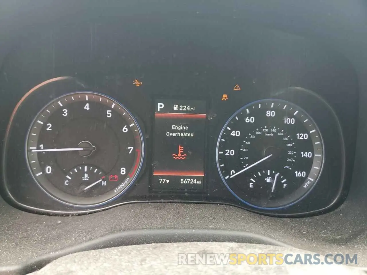 9 Photograph of a damaged car KM8K2CAA7MU687130 HYUNDAI KONA 2021