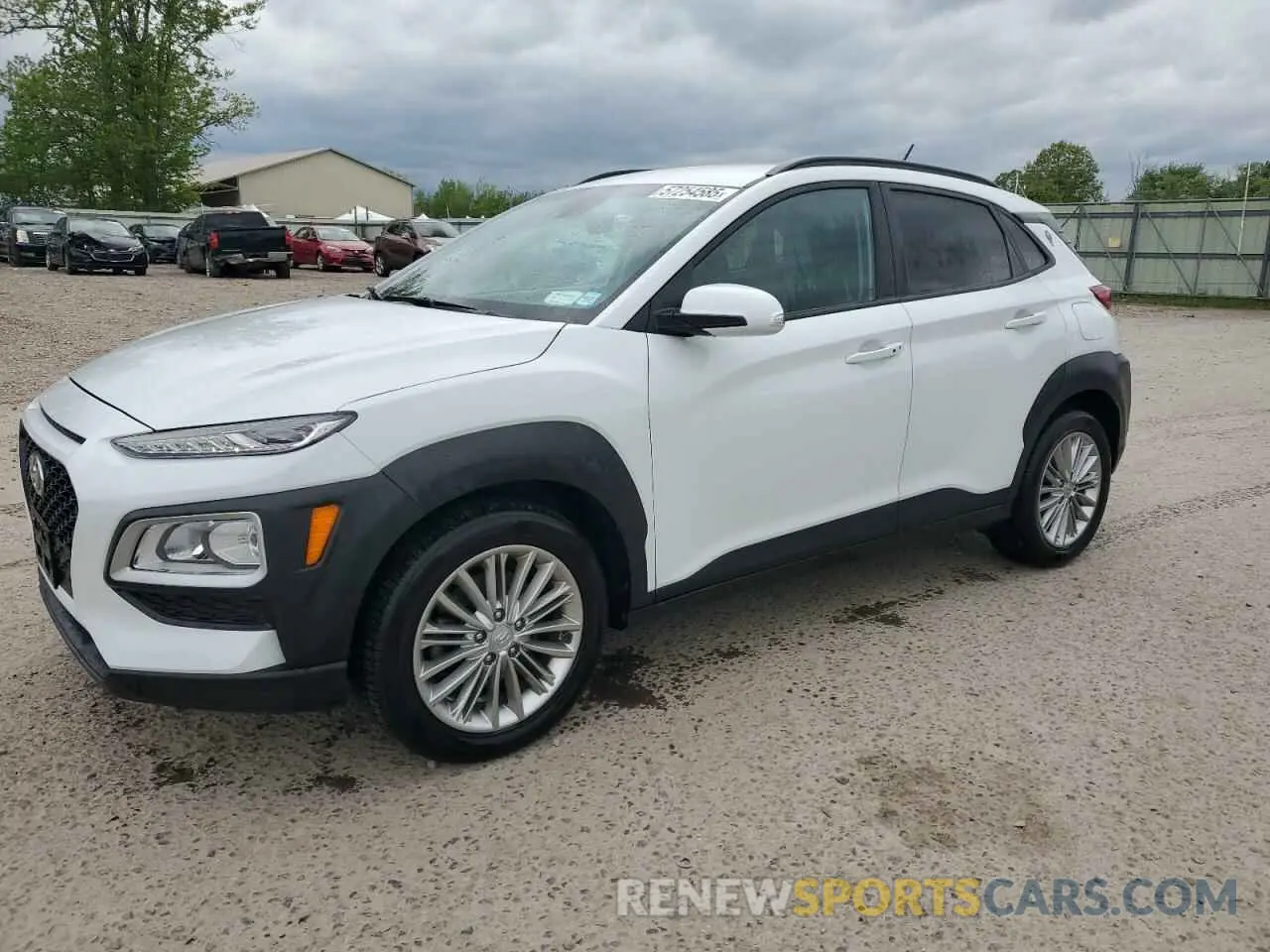 1 Photograph of a damaged car KM8K2CAA7MU699665 HYUNDAI KONA 2021