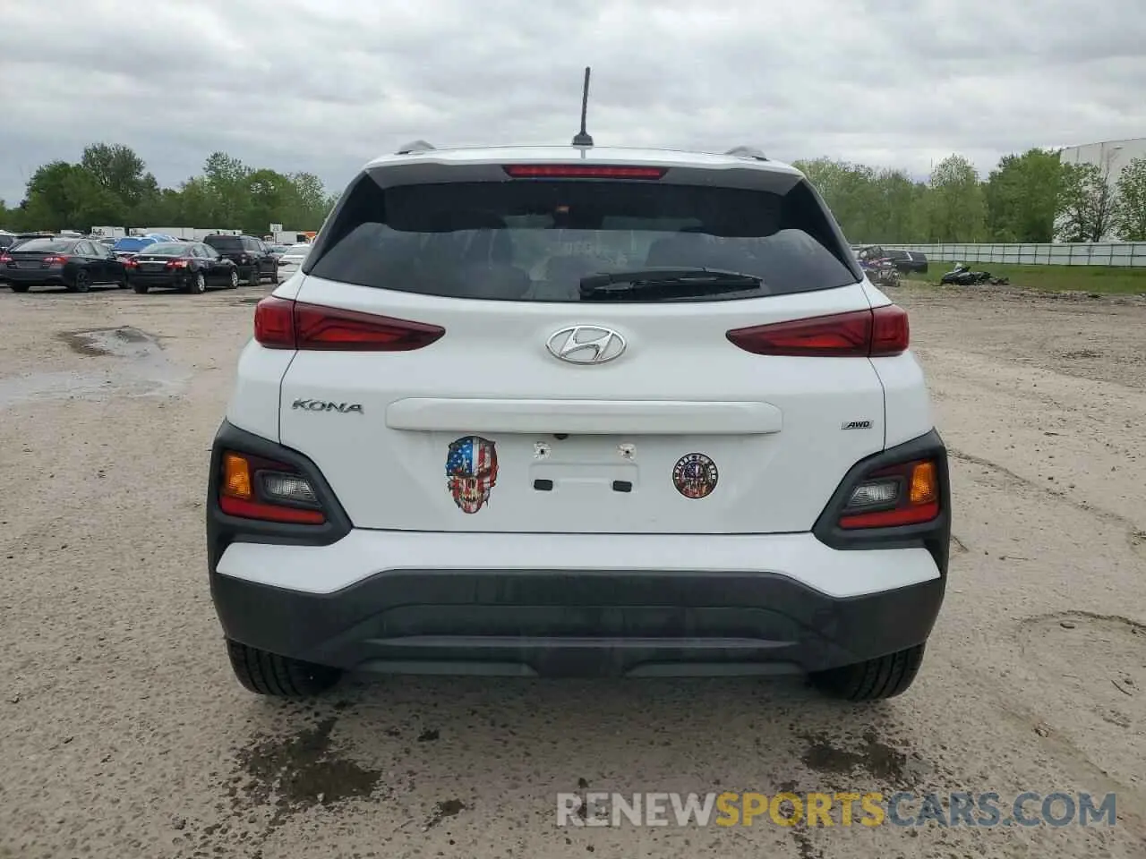 6 Photograph of a damaged car KM8K2CAA7MU699665 HYUNDAI KONA 2021