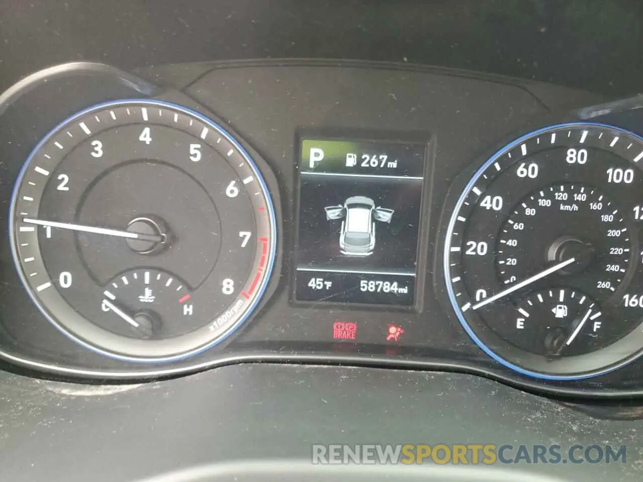 9 Photograph of a damaged car KM8K2CAA8MU599364 HYUNDAI KONA 2021