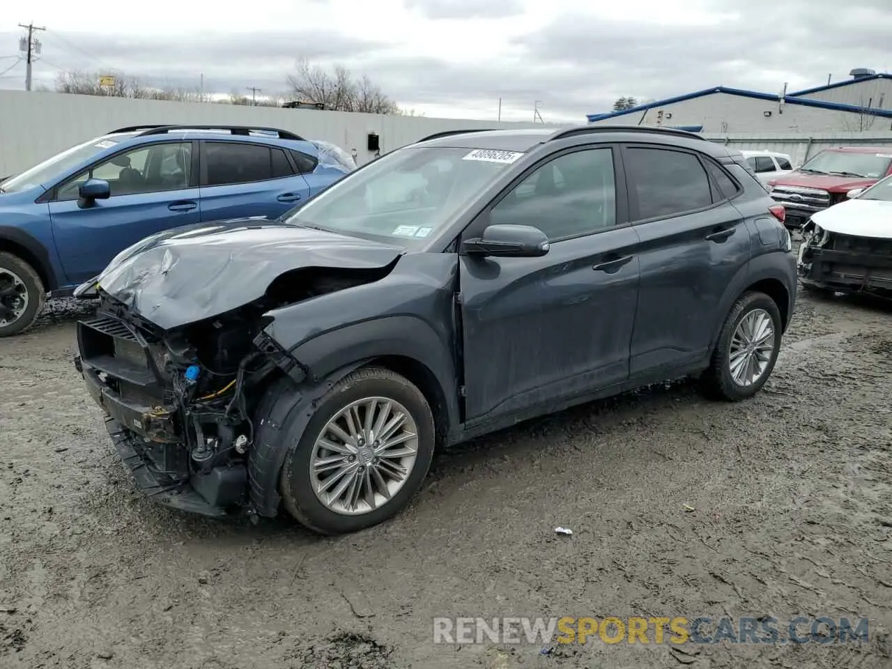 1 Photograph of a damaged car KM8K2CAA8MU688965 HYUNDAI KONA 2021