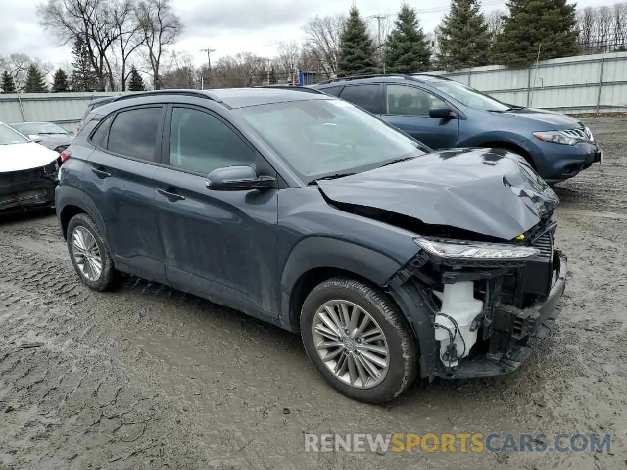 4 Photograph of a damaged car KM8K2CAA8MU688965 HYUNDAI KONA 2021